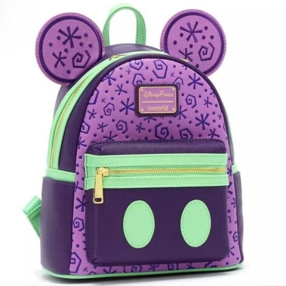 Loungefly Mad Tea Party Mickey Mouse The Main Attraction Backpack